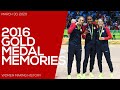 RECORD SIX STRAIGHT GOLD MEDALS 2016 USA OLYMPIC TEAM