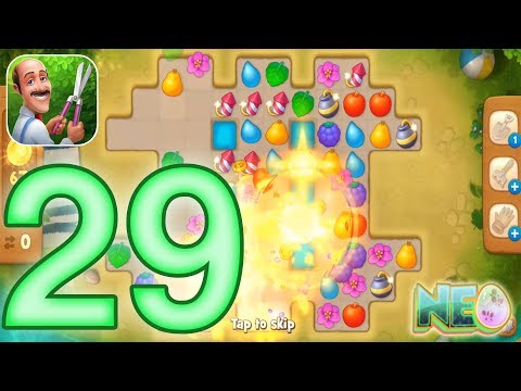 Gardenscapes: Gameplay Walkthrough Part 29 - Level 91 - 94 Complete (iOS, Android)