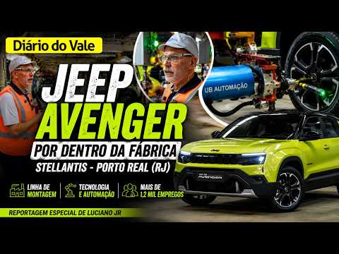Como nasce o Jeep Avenger? Diário do Vale mostra a produção na Stellantis de Porto Real
