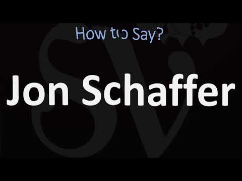 How to Pronounce Jon Schaffer? (CORRECTLY)