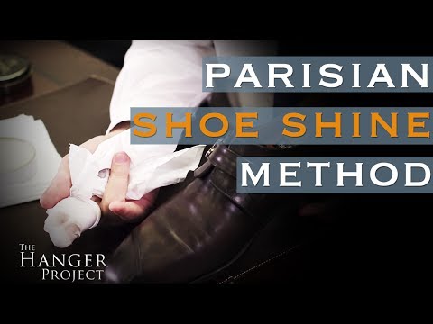 The Parisian Shoe Shine Method | Polishing Berluti Dress Shoes Video