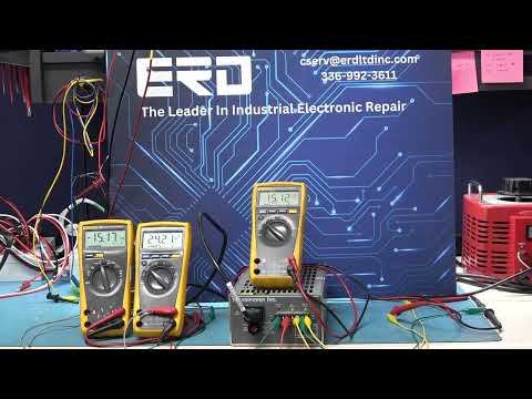 100825006 Technipower Power Supply TBC-24-24-X1-X2 TDI-972 Repaired by ERD