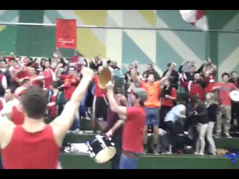 Fortuna Saarburg Fans (Fortuna Infernale) nach Spielabpfiiff