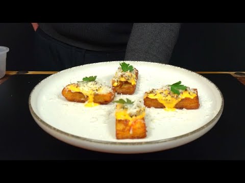 Ultimate Crispy Layered Potato  |  Pommes Anna with Homemade Chorizo Mayo