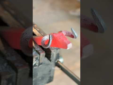 Part 1- 🐮 finished product in Part 2! Any guesses? #blacksmith#forge#metalart#cow#metalart