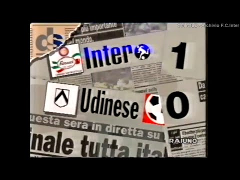1993-94 (26^ - 06-03-1994) INTER-Udinese 1-0 [Sosa] Servizio D.S.Rai1