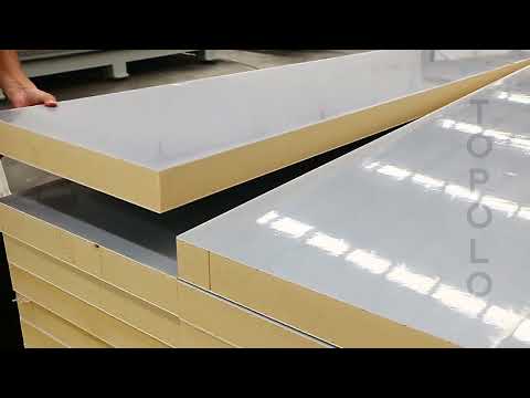 High gloss Fiberglass Foam Core Panels for Caravans