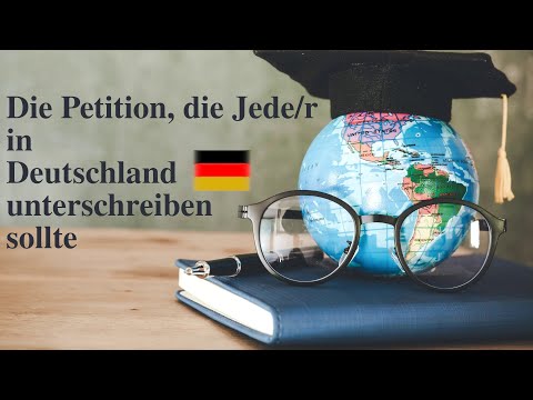 Die Petition die Jeder (m/w/d) in Deutschland unterschreiben sollte