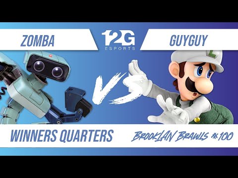 BrookLAN Brawls 100 - Zomba (ROB) v. GuyGuy (Luigi) - Winners Quarters