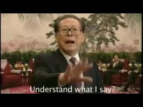 Rare Footage of Former China Leader Jiang Zemin Freak Out (With English Subs!)