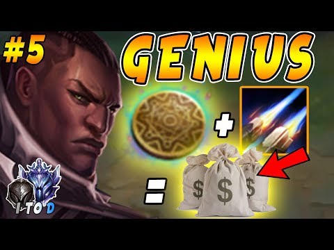 INFINITE Gold Farm Lucian TOP | Kleptomancy + Lightslinger Passive | Iron IV to Diamond Ep #5