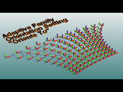 Everyday Revit (Day 409) - Adaptive Family Orientation (Orients To)