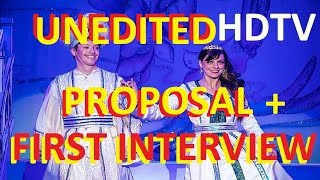 Aladdin Proposes to Jasmine For Real 
in English Production of Musical
