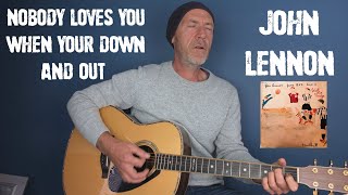 Nobody loves you - John Lennon - Guitar lesson by Joe Murphy