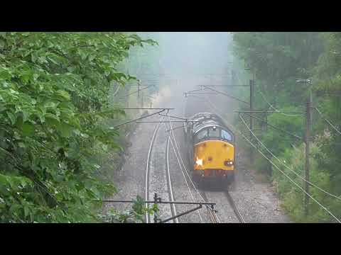 37069/37218 6k27 Carlisle Yard - Crewe Engineers, 16th July 2018