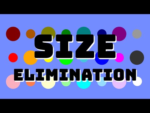 Size Elimination : 24 Marble Race