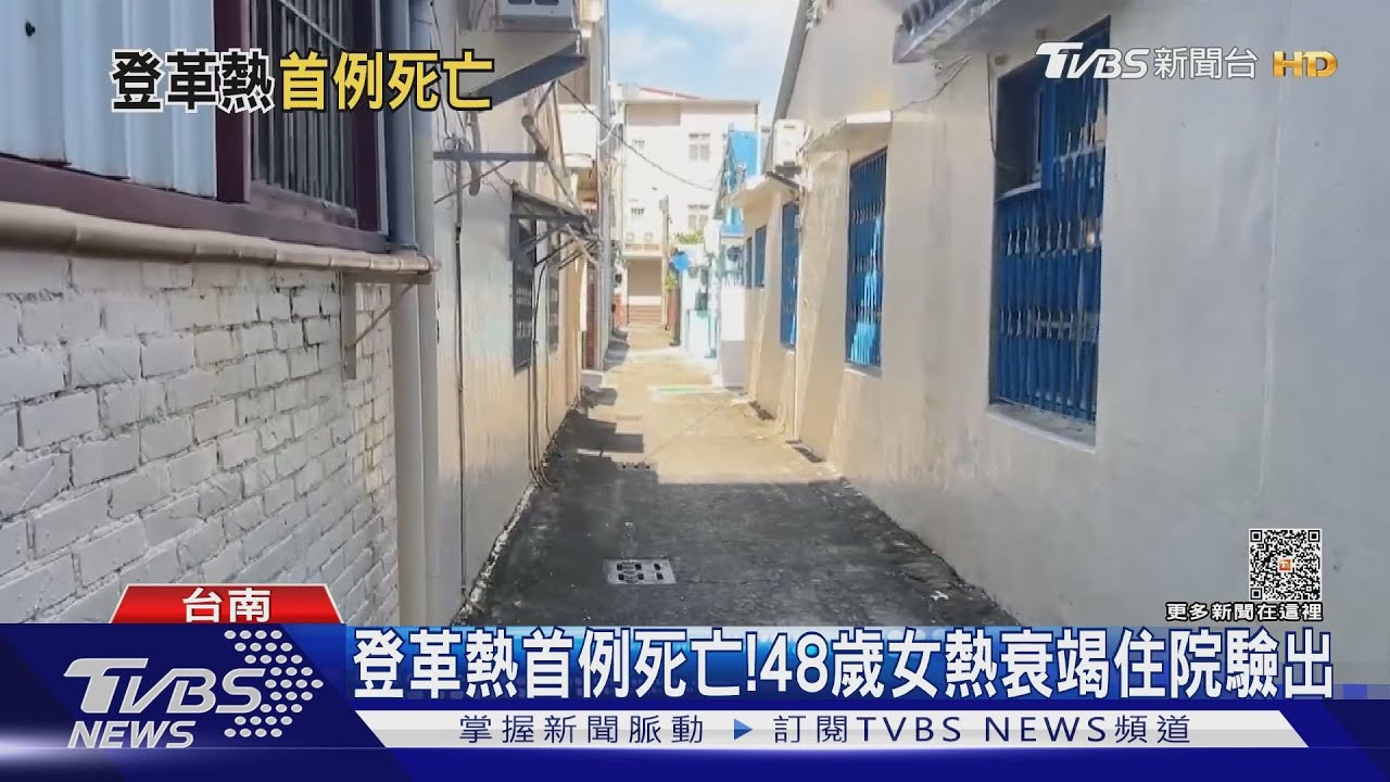 登革熱首例死亡! 台南48歲女熱衰竭住院驗出