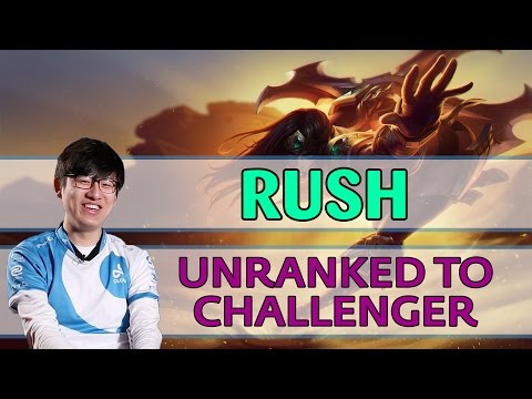 #283 Rush [Challenge 5-1] ADC Sivir vs Vayne - Unranked to Challenger [Korea, Day 1]