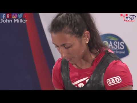 Trine Bagger - 10th Place 447.5kg Total - 52kg Class 2019 Womans IPF World Open