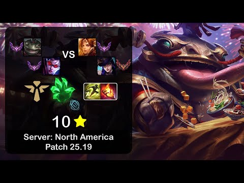 Tahm Kench Support + Vayne vs Leona + Caitlyn - NA Master - Patch 25.19
