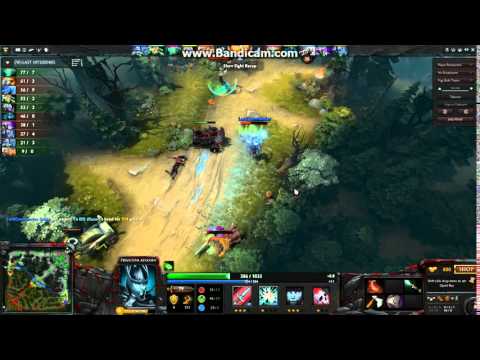 dota2 phantom assassin's try to kill wraith king