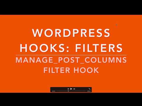 WordPress Hooks Filters manage posts columns Part 18 Example