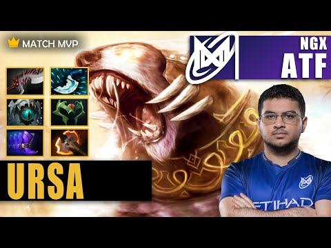 Ursa Safelane | NGX.ATF | OMG NIGMA NEW CARRY ATF - 16 KILLS NO MERCY | 7.32d Gameplay Highlight