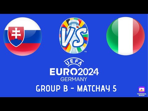 Slovakia vs Italy | Group B | Matchday 5 | eFootball European Cup 2025