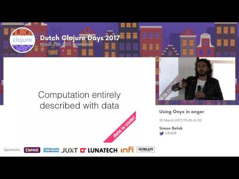 Using Onyx in Anger: Simon Belak