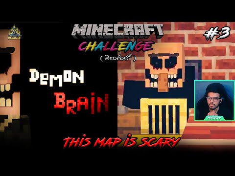 Demon Brain 😱 | Horror Map | Minecraft Challenge | in Telugu | Maddy Telugu Gamer Minecraft