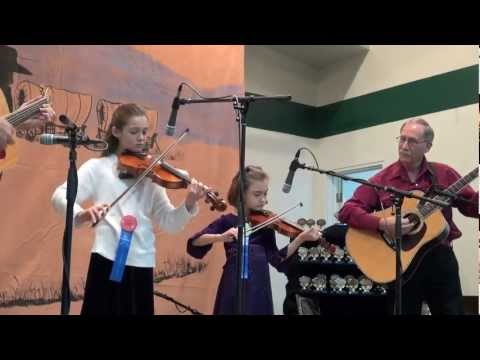 Anneliese and Jillian Alldrin - 2012 Western Open Fiddle Championships - Jr Twin Fiddle Round 1