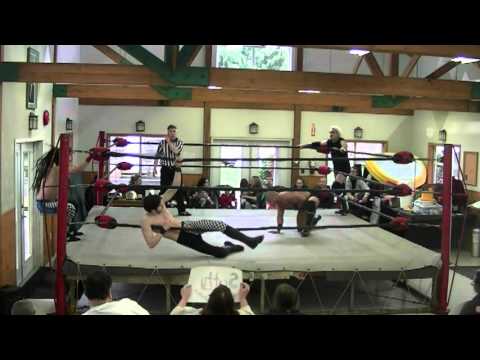 Riot vs. Administration AND Rigor Von Slasher vs. "Dastardly" Danni Deeds - Part 1 (ECCW)