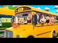 Wheels On The Bus Go To The Farm Learning Animal Sounds Almama Baby Academy Nursery Rhymes