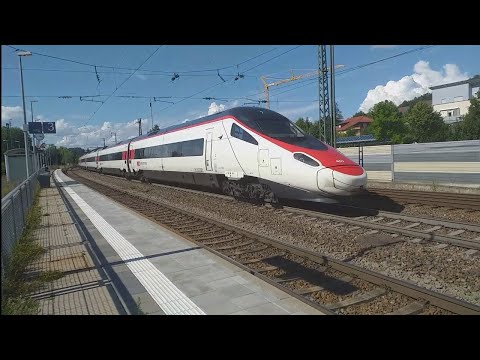 RABe 503 als Überführungsfahrt in Amstetten