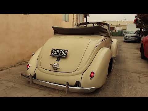 Test Driving a Slammed 1938 Ford Cabriolet Right-Hand Drive