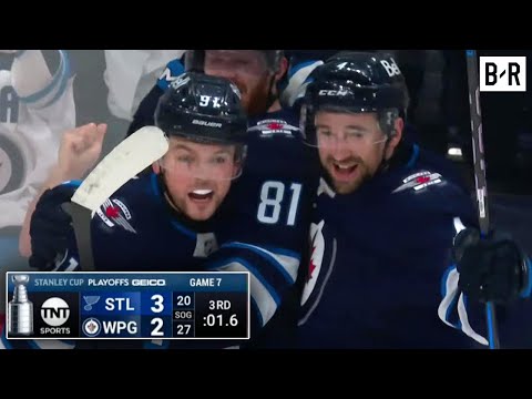 Jets Score With 1 SECOND Left to Force OT in Game 7 vs. Blues 🚨 2025 Stanley Cup Playoffs