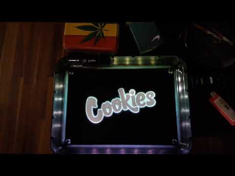 Rolling Tray - Cookies 🍪 Glow Tray Review *PLUTO SESH*
