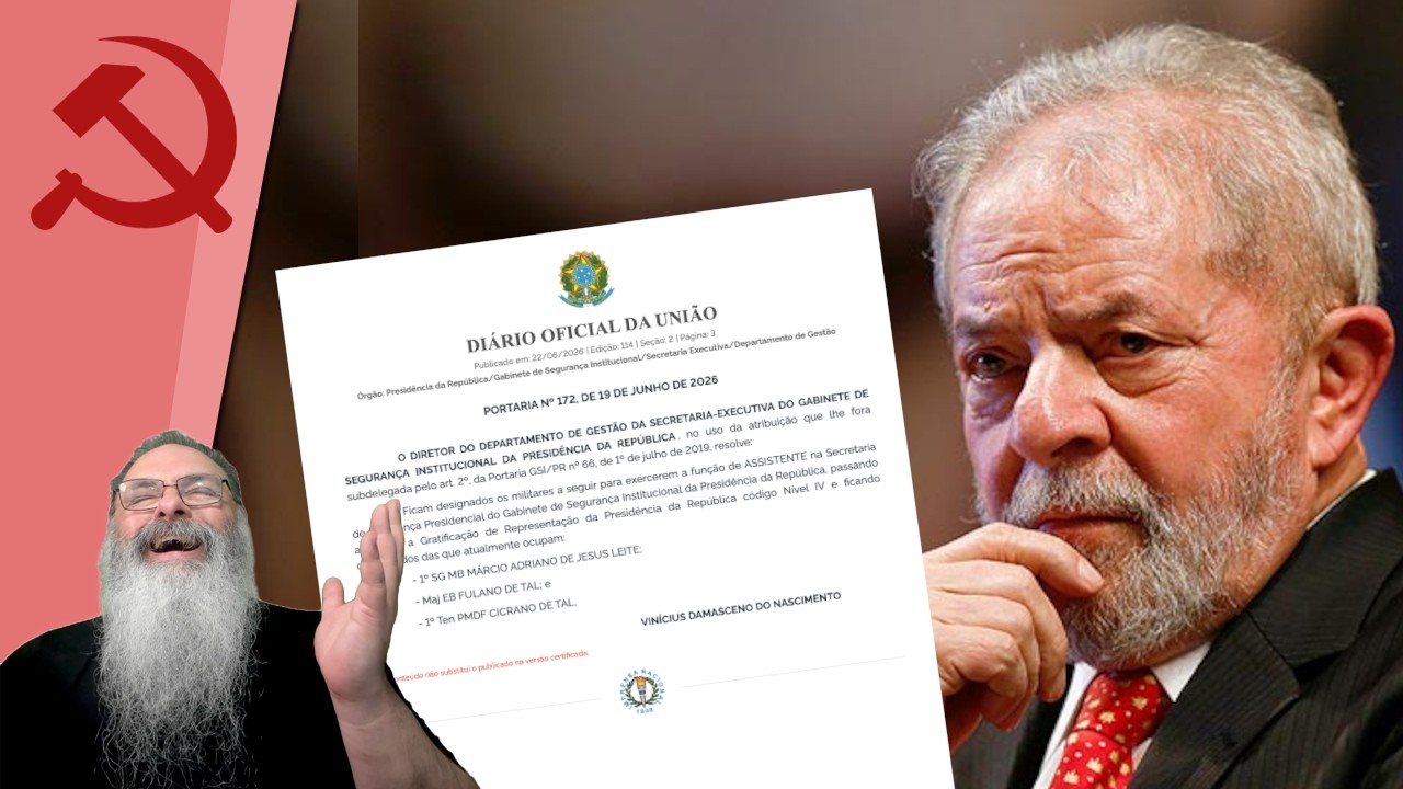 FULANO de TAL e CICRANO de TAL nomeados SEGURANÇAS do LULA: É MUITA INCOMPETÊNCIA
