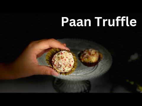 Paan Truffle | how to make chocolate truffles | truffle recipe