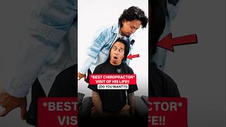 HE GOT CRACKED DEEP⁉️😭 #chiropractic #backpain #neckpain #trending