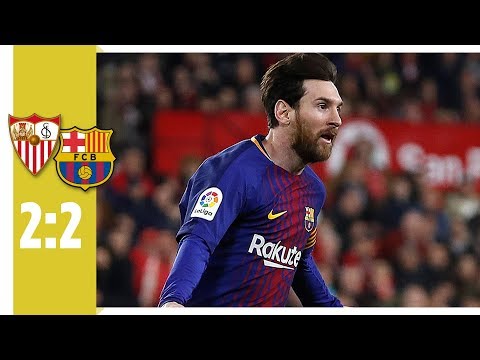 Messi rettet Barca vor der Niederlage | FC Sevilla - FC Barcelona 2:2