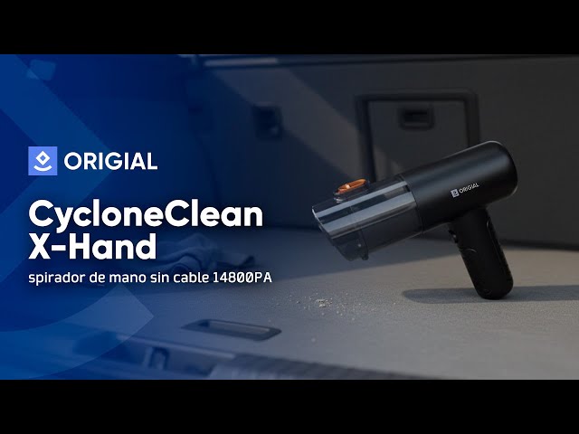 Aspirador de Mão sem Fio Origial CycloneClean X-Hand 70W 28min Filtro HEPA 680ml Acessórios video