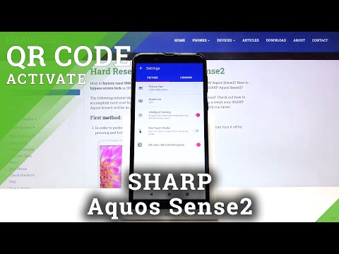 How to Allow Camera to Scan QR Codes on SHARP Aquos Sense2 – Enable QR Scanner