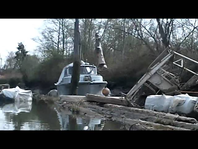 Kayaking the Boat Graveyard, Steamboat Slough, Everett WA