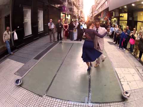 Slower Tango - Florida & Lavalle Street Dancers in Buenos Aires