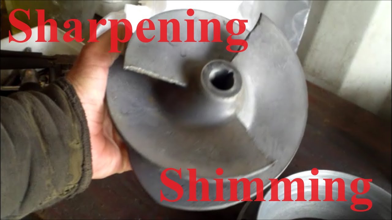 OutboardJet Impeller Sharpening and Shimming