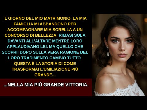 My family left me alone on my wedding day… and accompanied my sister to the center