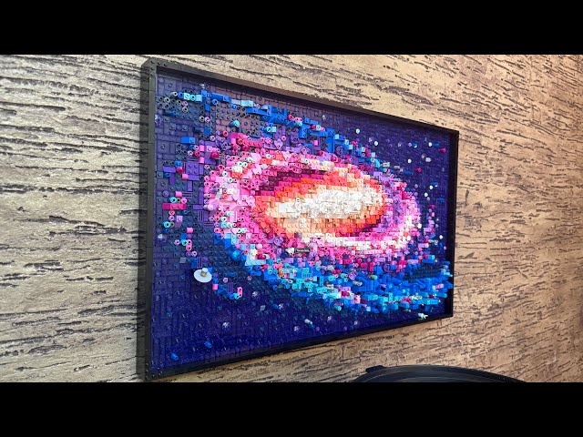 Vídeo relacionado con LEGO Art Galaxia Vía Láctea Arte Mural y Decoración de Pared para el Salón y Hogar, Regalo Creativo de Astronomía para Hombres y Mujeres, Maqueta para Adultos, Póster 3D 31212
