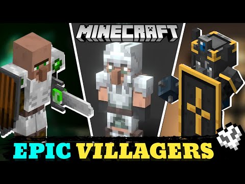 Mcpe research  - Top 5 Epic Villagers For Minecraft Pocket Edition || Minecraft Mods Pe