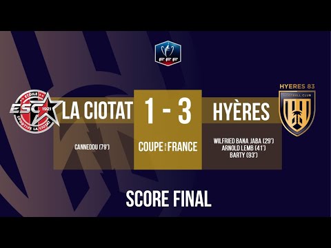 Résumé Coupe de France : ES La Ciotat - Hyères 83 FC